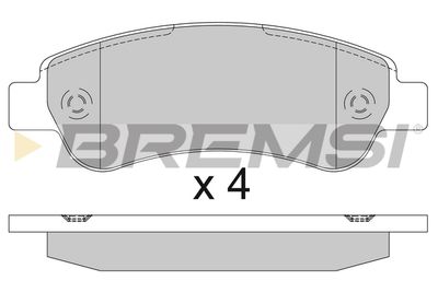 BP3286TR BREMSI Комплект тормозных колодок, дисковый тормоз