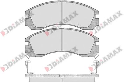N09170 DIAMAX Комплект тормозных колодок, дисковый тормоз
