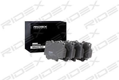 402B0793 RIDEX Комплект тормозных колодок, дисковый тормоз