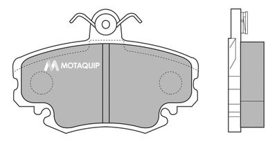 LVXL413 MOTAQUIP Комплект тормозных колодок, дисковый тормоз