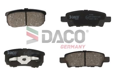 322506 DACO Germany Комплект тормозных колодок, дисковый тормоз