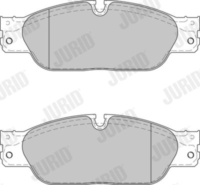 573023J JURID Комплект тормозных колодок, дисковый тормоз