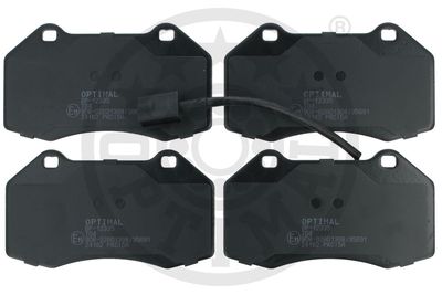 BP12335 OPTIMAL Комплект тормозных колодок, дисковый тормоз