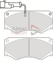 ADB11028 COMLINE Комплект тормозных колодок, дисковый тормоз