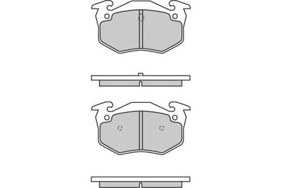 120613 E.T.F. Комплект тормозных колодок, дисковый тормоз