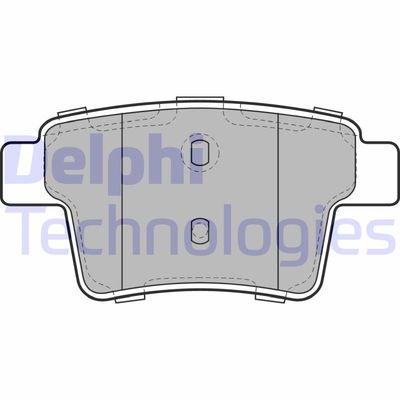 LP1957 DELPHI Комплект тормозных колодок, дисковый тормоз