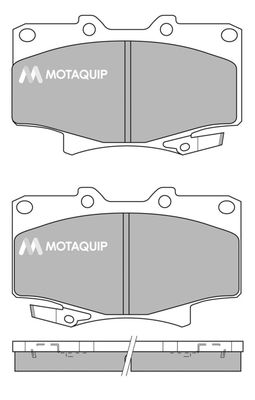 LVXL453 MOTAQUIP Комплект тормозных колодок, дисковый тормоз