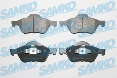 5SP898 SAMKO Комплект тормозных колодок, дисковый тормоз