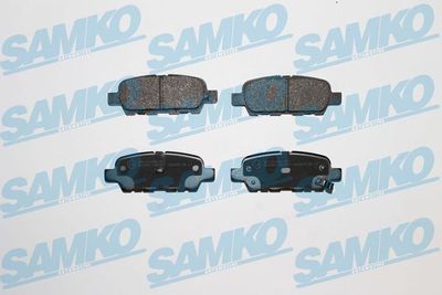 5SP857 SAMKO Комплект тормозных колодок, дисковый тормоз