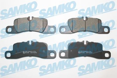 5SP2092 SAMKO Комплект тормозных колодок, дисковый тормоз
