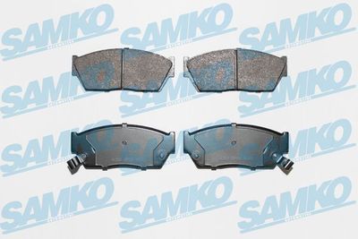 5SP076 SAMKO Комплект тормозных колодок, дисковый тормоз