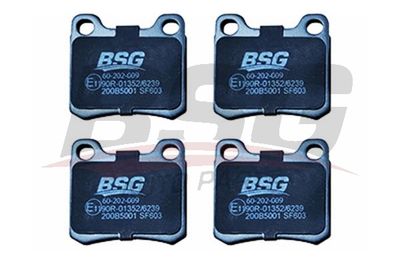 BSG60200020 BSG Комплект тормозных колодок, дисковый тормоз