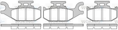 P1419300 WOKING Комплект тормозных колодок, дисковый тормоз