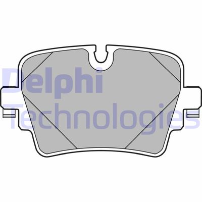 LP2768 DELPHI Комплект тормозных колодок, дисковый тормоз