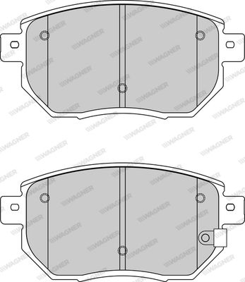 WBP24056A WAGNER Комплект тормозных колодок, дисковый тормоз