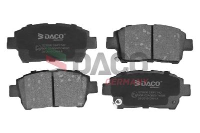 323936 DACO Germany Комплект тормозных колодок, дисковый тормоз
