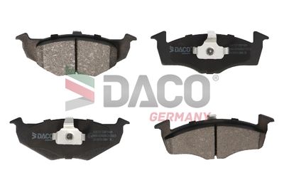324737 DACO Germany Комплект тормозных колодок, дисковый тормоз