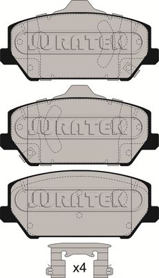 JCP8273 JURATEK Комплект тормозных колодок, дисковый тормоз