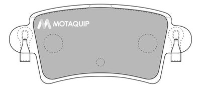 LVXL1121 MOTAQUIP Комплект тормозных колодок, дисковый тормоз