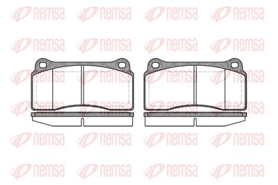 098300 REMSA Комплект тормозных колодок, дисковый тормоз