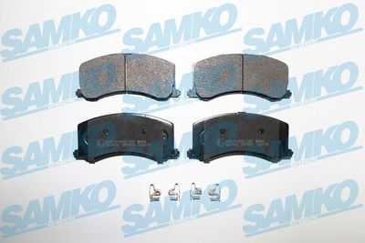 5SP665 SAMKO Комплект тормозных колодок, дисковый тормоз