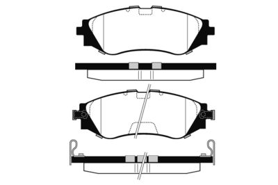 RA06460 RAICAM Комплект тормозных колодок, дисковый тормоз