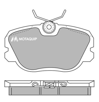 LVXL603 MOTAQUIP Комплект тормозных колодок, дисковый тормоз