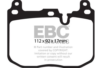 DP52130NDX EBC Brakes Комплект тормозных колодок, дисковый тормоз