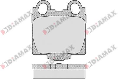 N09303 DIAMAX Комплект тормозных колодок, дисковый тормоз