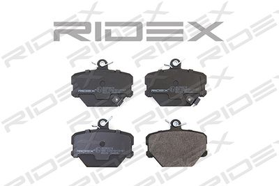 402B0074 RIDEX Комплект тормозных колодок, дисковый тормоз