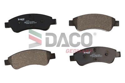 323741 DACO Germany Комплект тормозных колодок, дисковый тормоз