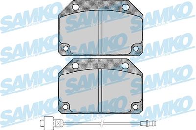 5SP176 SAMKO Комплект тормозных колодок, дисковый тормоз