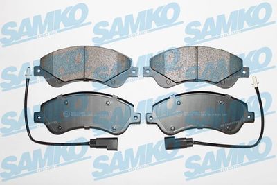 5SP1259 SAMKO Комплект тормозных колодок, дисковый тормоз