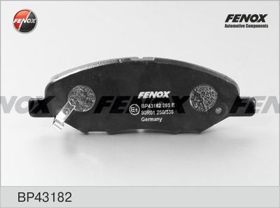 BP43182 FENOX Комплект тормозных колодок, дисковый тормоз
