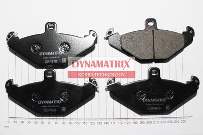 DBP878 DYNAMATRIX Комплект тормозных колодок, дисковый тормоз