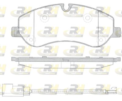 2152002 ROADHOUSE Комплект тормозных колодок, дисковый тормоз