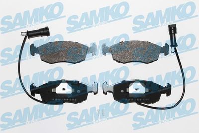 5SP269 SAMKO Комплект тормозных колодок, дисковый тормоз
