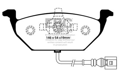 DP1329 EBC Brakes Комплект тормозных колодок, дисковый тормоз