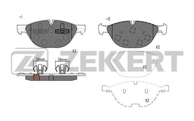 BS2936 ZEKKERT Комплект тормозных колодок, дисковый тормоз