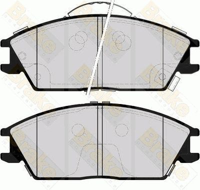 PA1565 Brake ENGINEERING Комплект тормозных колодок, дисковый тормоз