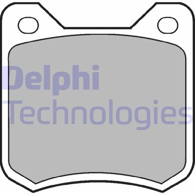 LP105 DELPHI Комплект тормозных колодок, дисковый тормоз