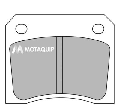 LVXL218 MOTAQUIP Комплект тормозных колодок, дисковый тормоз