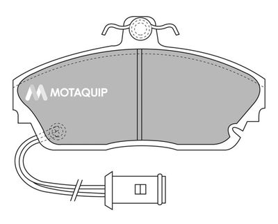 LVXL387 MOTAQUIP Комплект тормозных колодок, дисковый тормоз