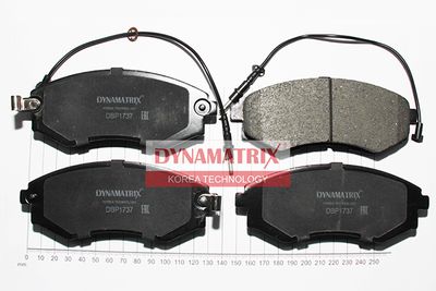 DBP1737 DYNAMATRIX Комплект тормозных колодок, дисковый тормоз