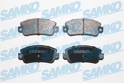 5SP128 SAMKO Комплект тормозных колодок, дисковый тормоз