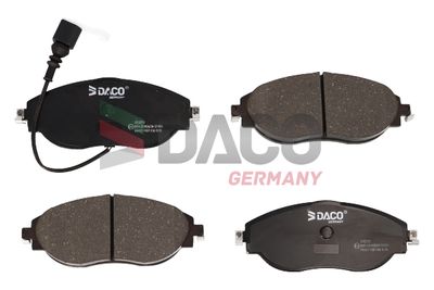320223 DACO Germany Комплект тормозных колодок, дисковый тормоз