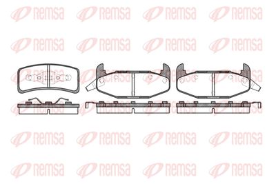 053202 REMSA Комплект тормозных колодок, дисковый тормоз