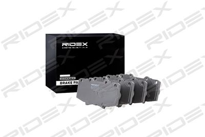 402B0662 RIDEX Комплект тормозных колодок, дисковый тормоз