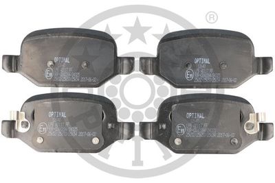 BP12640 OPTIMAL Комплект тормозных колодок, дисковый тормоз