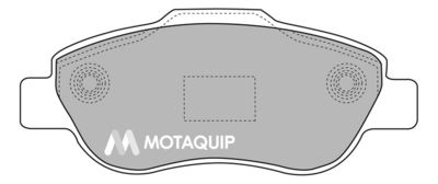 LVXL1147 MOTAQUIP Комплект тормозных колодок, дисковый тормоз